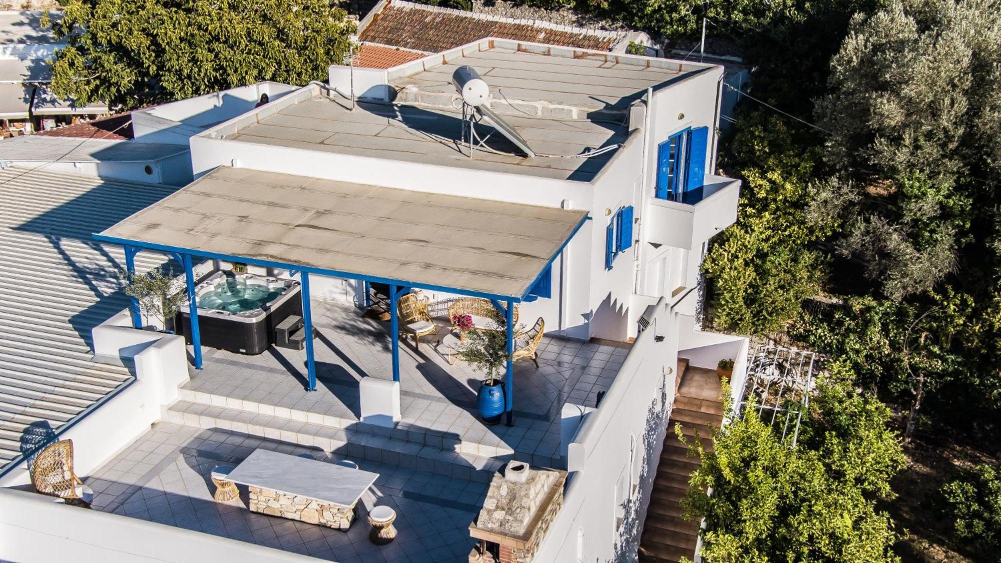 Giannis & Maria Sunset House Villa Lagoudi Zia Exterior photo