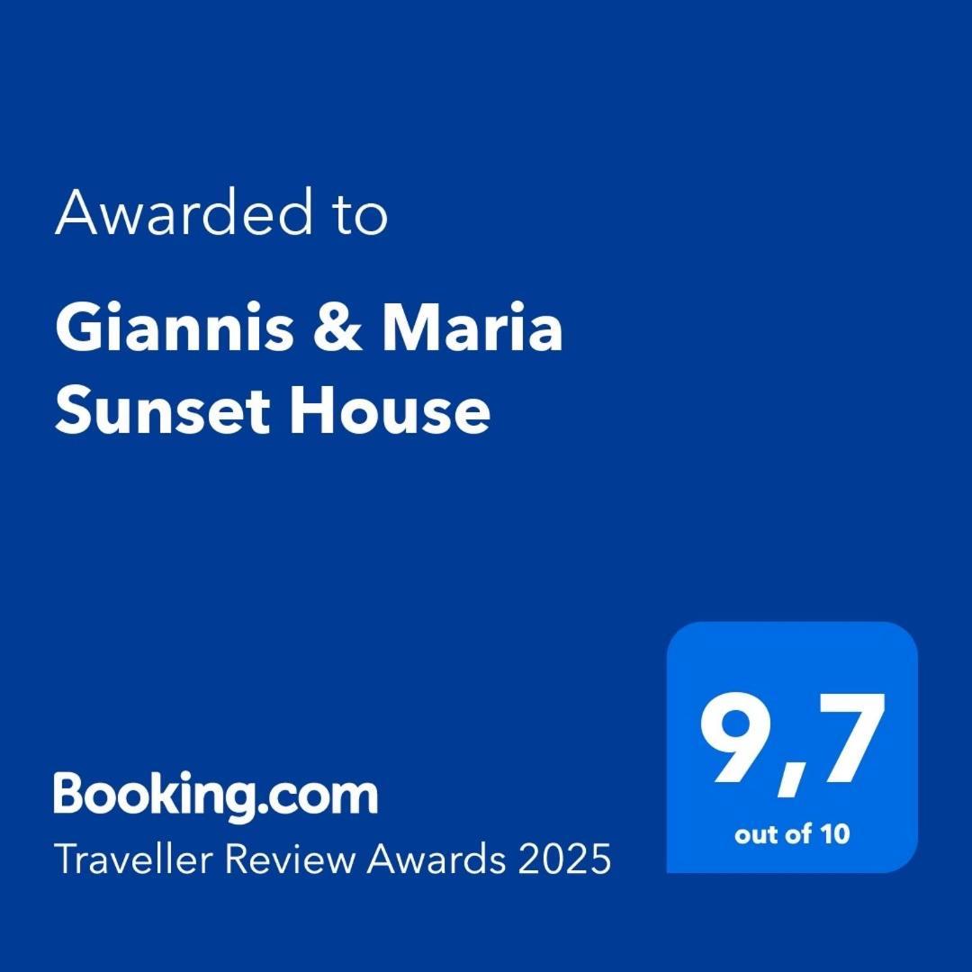 Giannis & Maria Sunset House Villa Lagoudi Zia Exterior photo